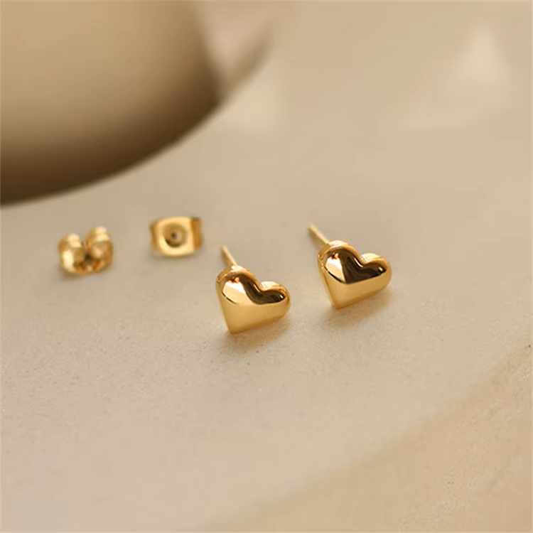 Enduring Love Heart Studs