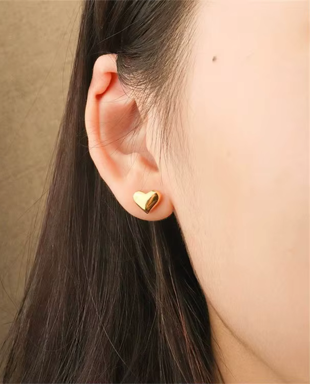 Enduring Love Heart Studs
