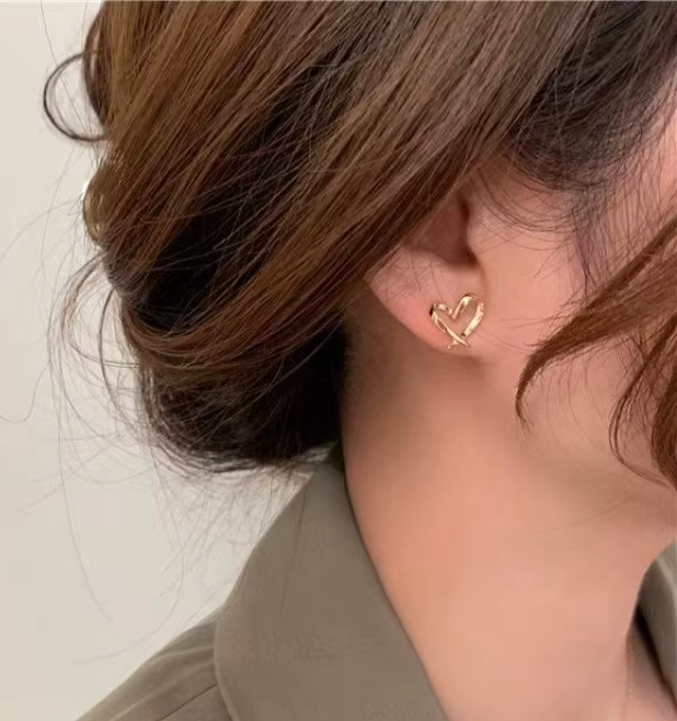 Radiant Heart Glow Studs