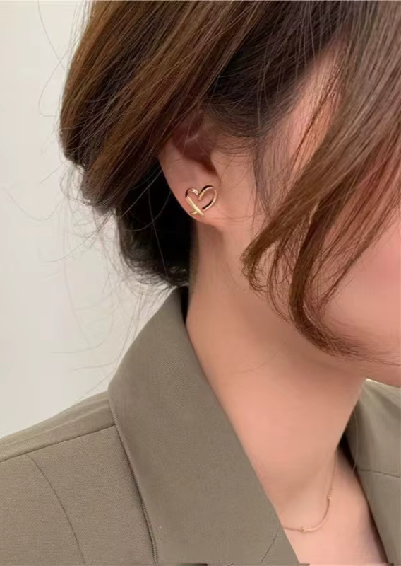 Radiant Heart Glow Studs