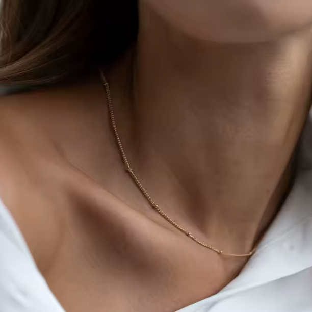 Serene Glow Beaded Necklace