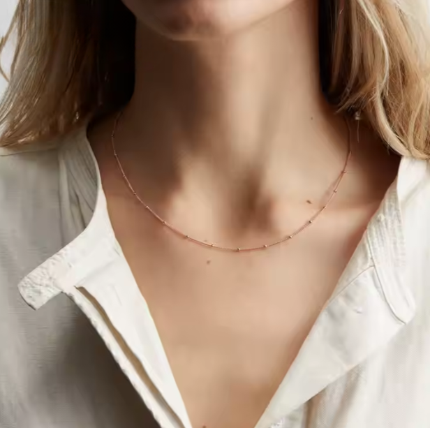 Serene Glow Beaded Necklace