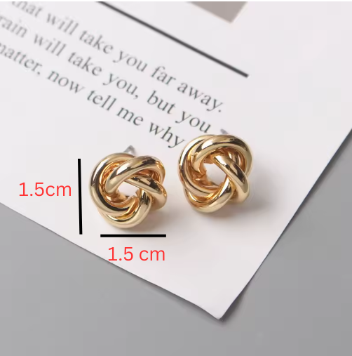 Eternal Bond Knot Earrings