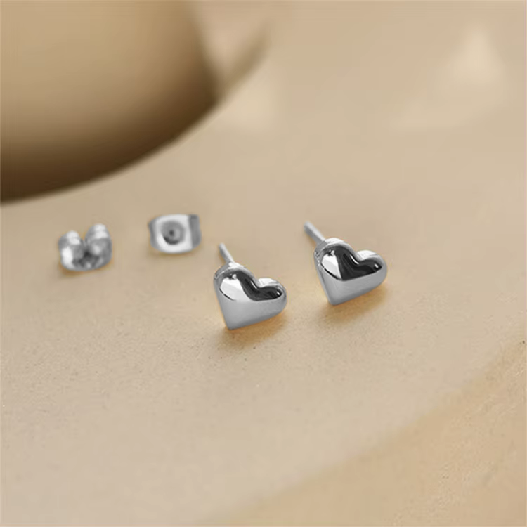 Enduring Love Heart Studs