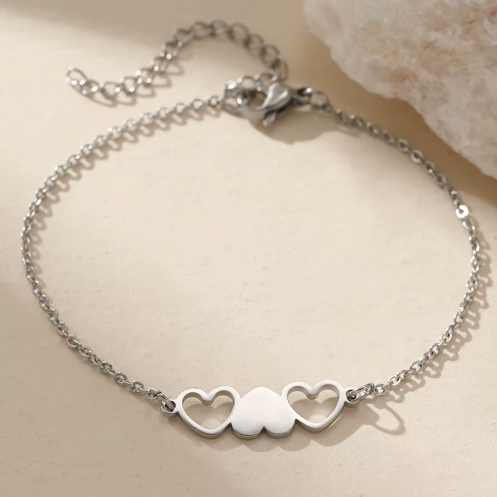 Everlasting Heart Bond Bracelet