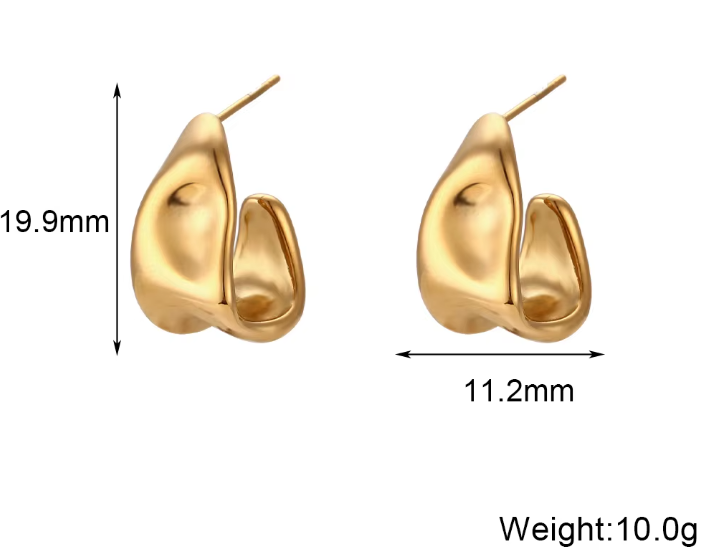 Fearless Grace Geometric Earrings