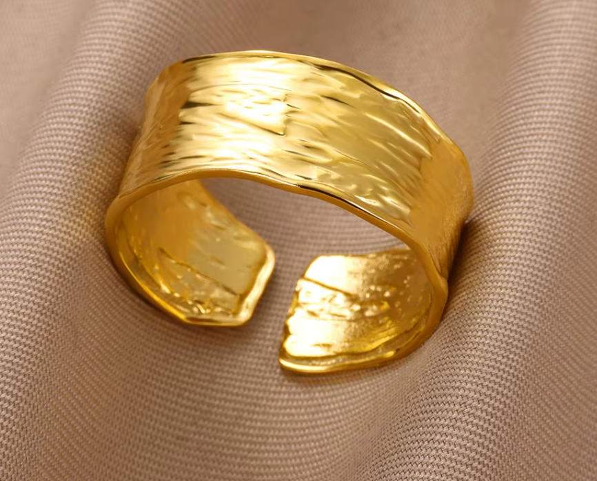 Golden Embrace Flex Ring