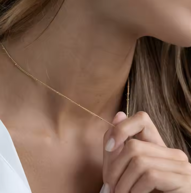 Serene Glow Beaded Necklace