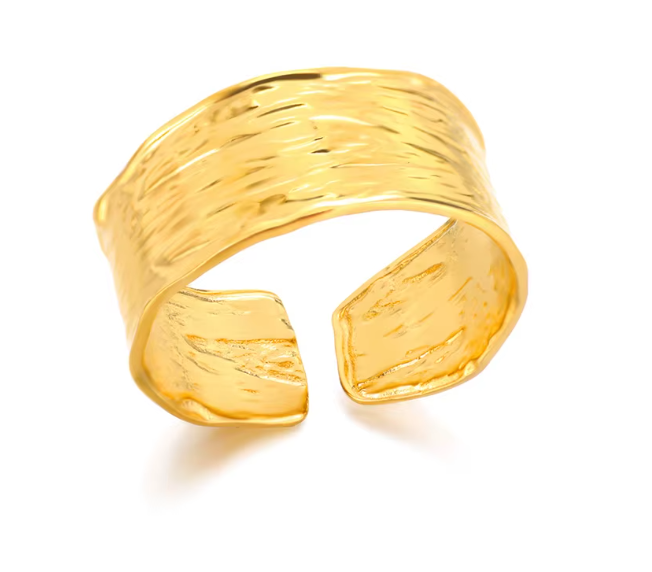 Golden Embrace Flex Ring